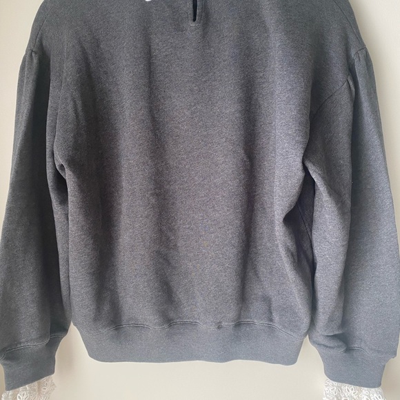 J.Crew lace sweatshirt - Picture 3 of 4